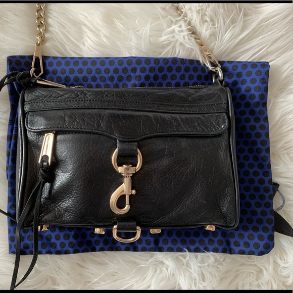 Rebecca Minkoff Mini Mac black crossbody bag - Picture 2 of 3